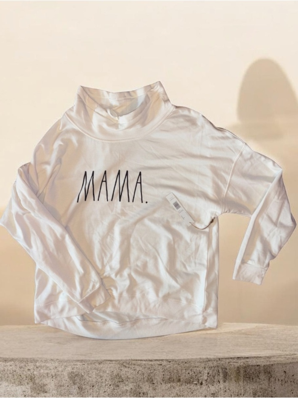 Rae Dunn White Pullover